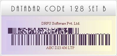 Databar Code 128 Set B Fonts