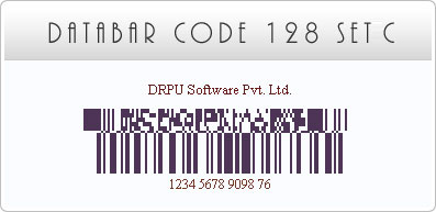 Databar Code 128 Set C Fonts