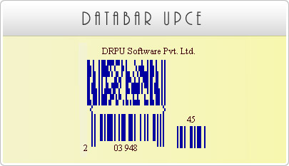 Databar UPCE Fonts