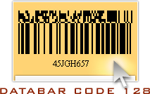 Databar Code 128