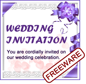 Marriage Party Invitation Card