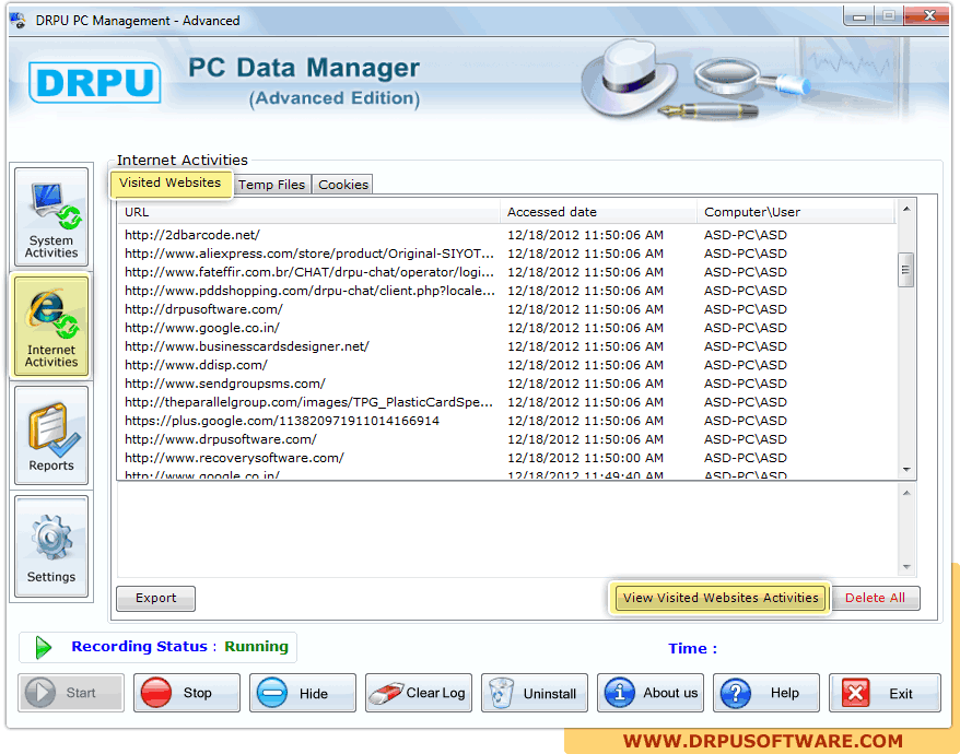 DRPU PC Management – Advanced