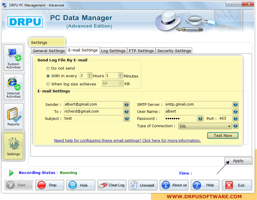 DRPU PC Management – Advanced