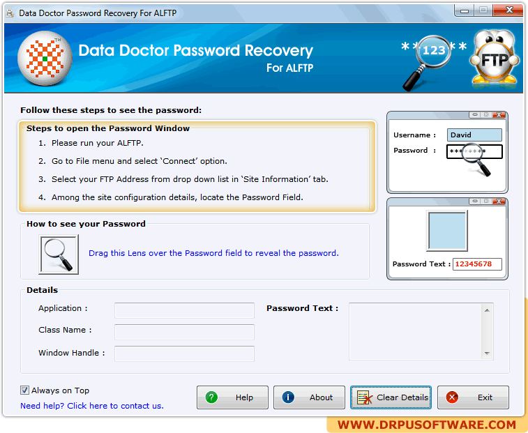 Password Recovery Software For ALFTP