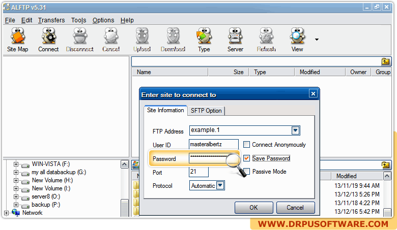 Password Recovery Software For ALFTP