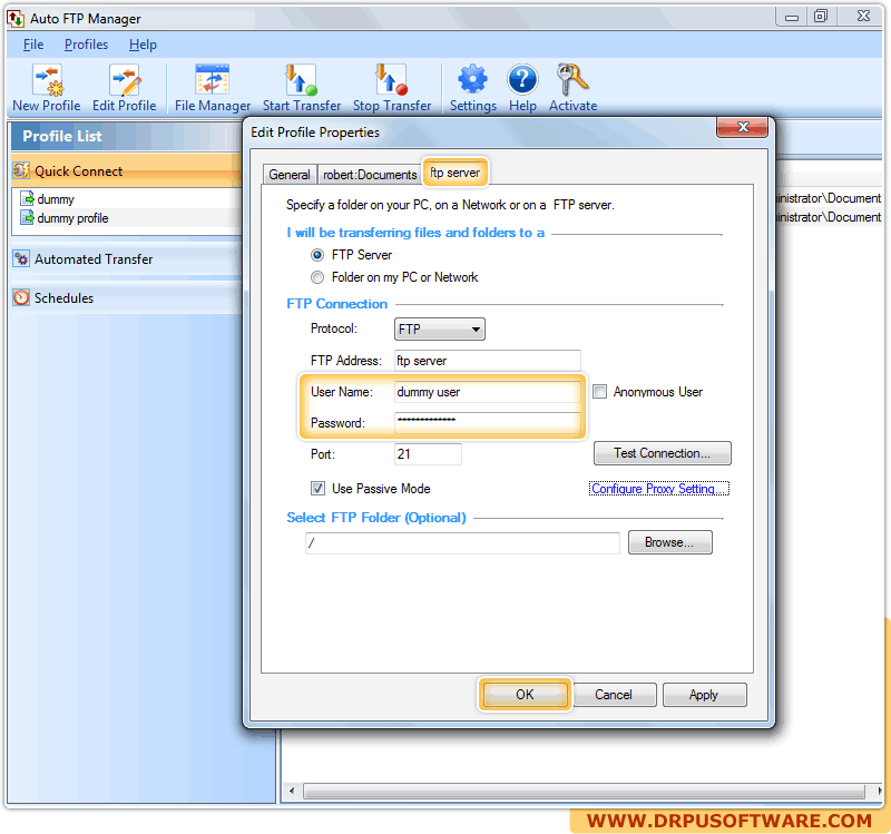 Password Recovery Software For Auto FTP Manager