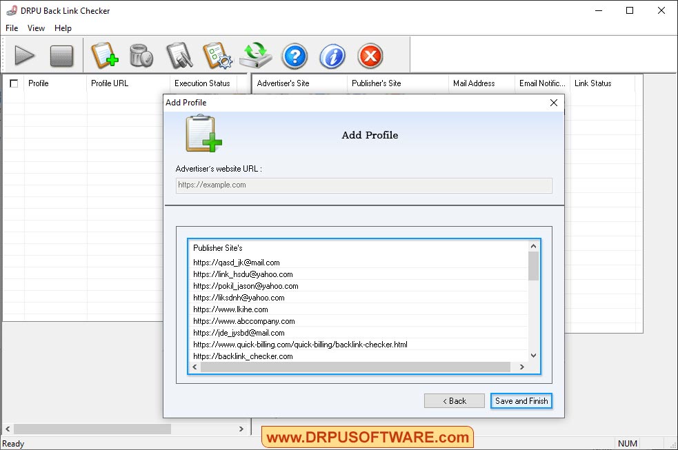 DRPU Backlink Checker
