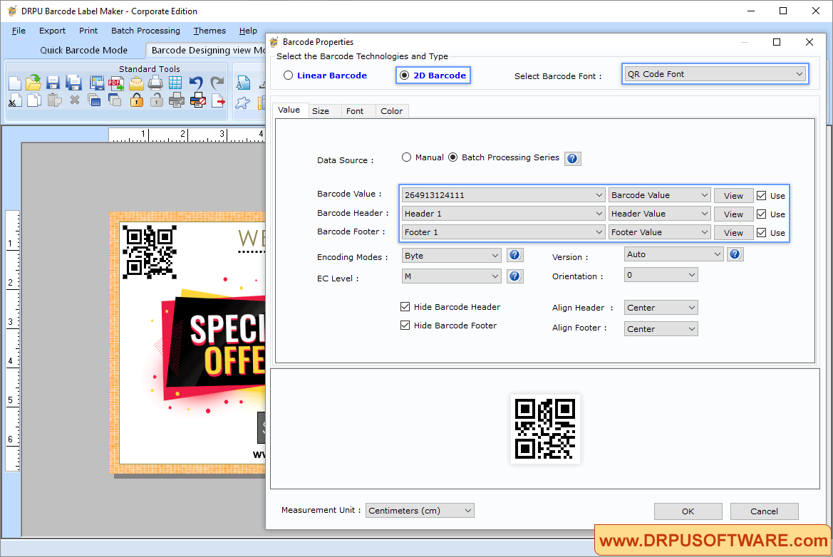 Barcode Properties Barcode Properties