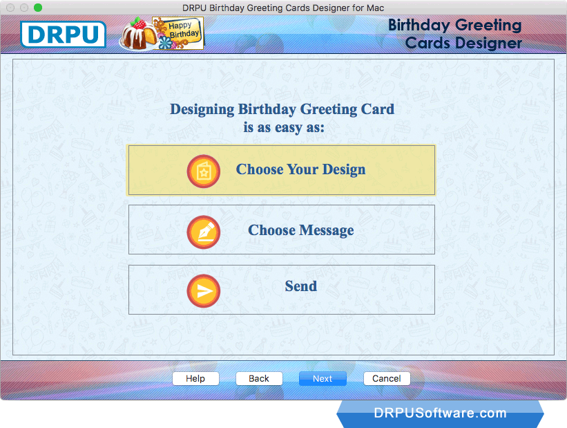 Birthday Greeting Cards Designer