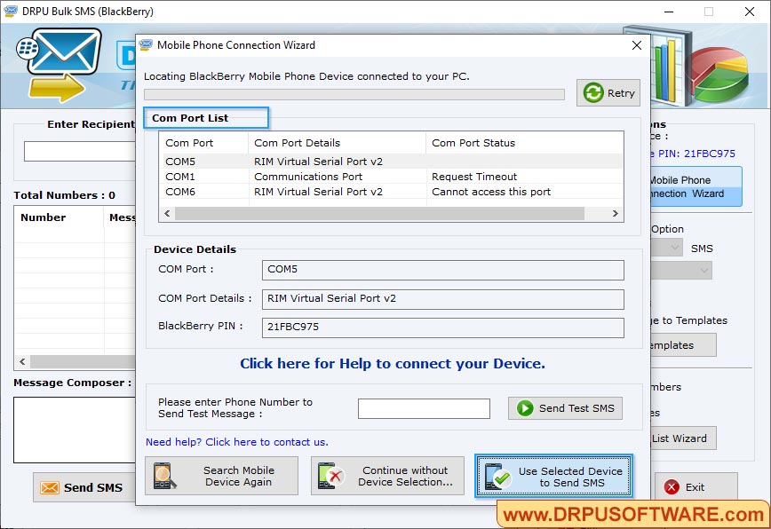 connected device information connected device information