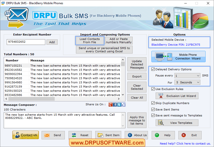 Load Contacts from File