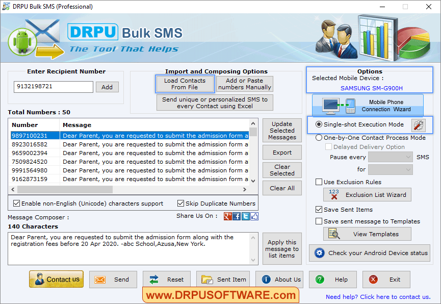 Load Contacts from File Load Contacts from File