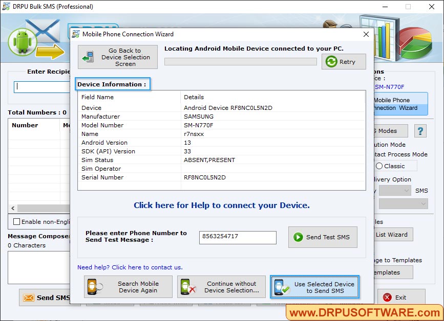 DRPU Bulk SMS – Professional