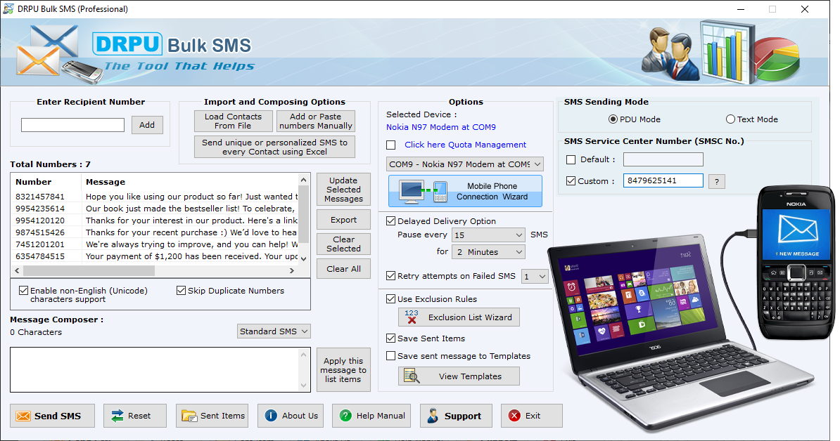 DRPU Bulk SMS – GSM