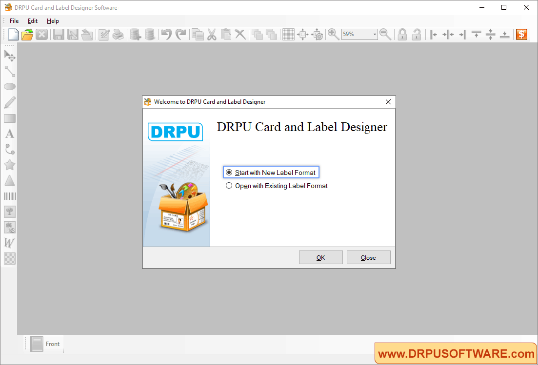 Start with New Label Format Start with New Label Format