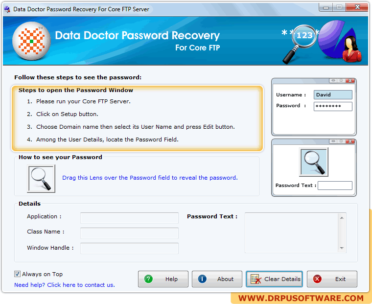 Password Recovery Software For Core FTP