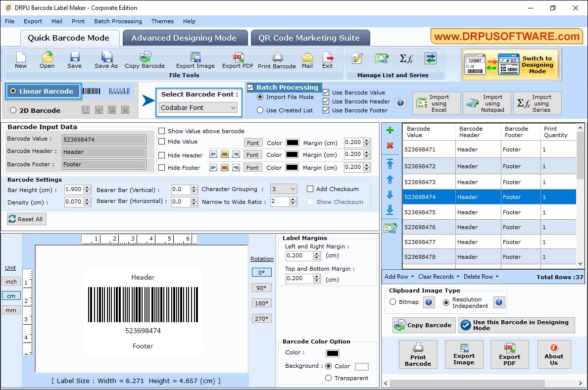Barcode Label Maker Software- Corporate Edition