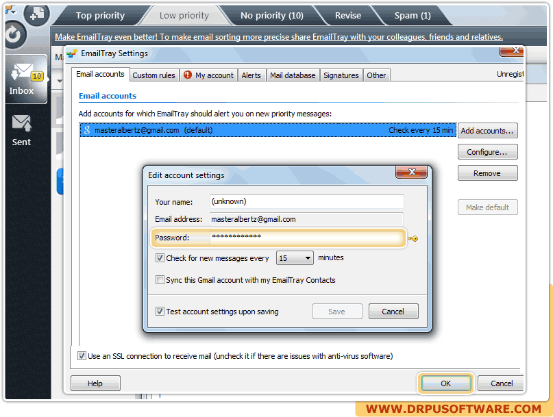 Password Recovery Software For EmailTray