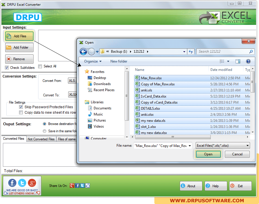 DRPU Excel Converter