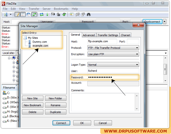 Password Recovery Software For FileZilla