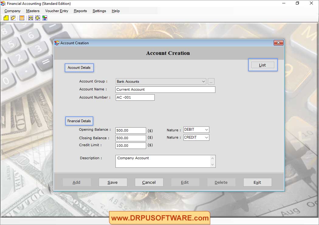 Account Creation