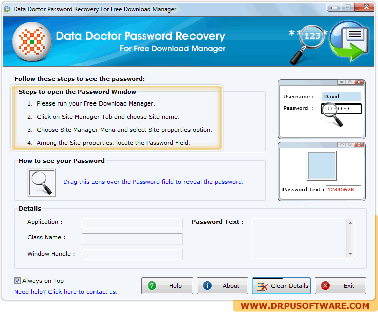 Password Recovery Software For Free Download Manager