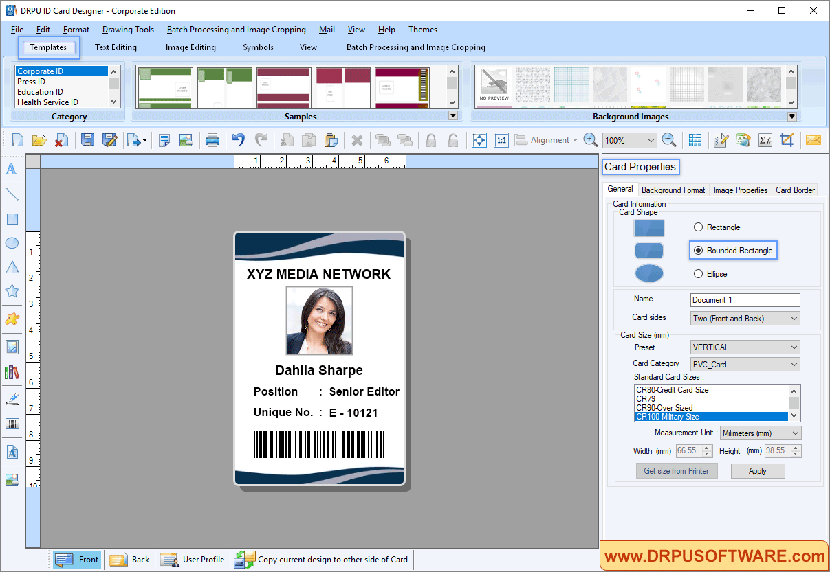 Software For Id Card Maker