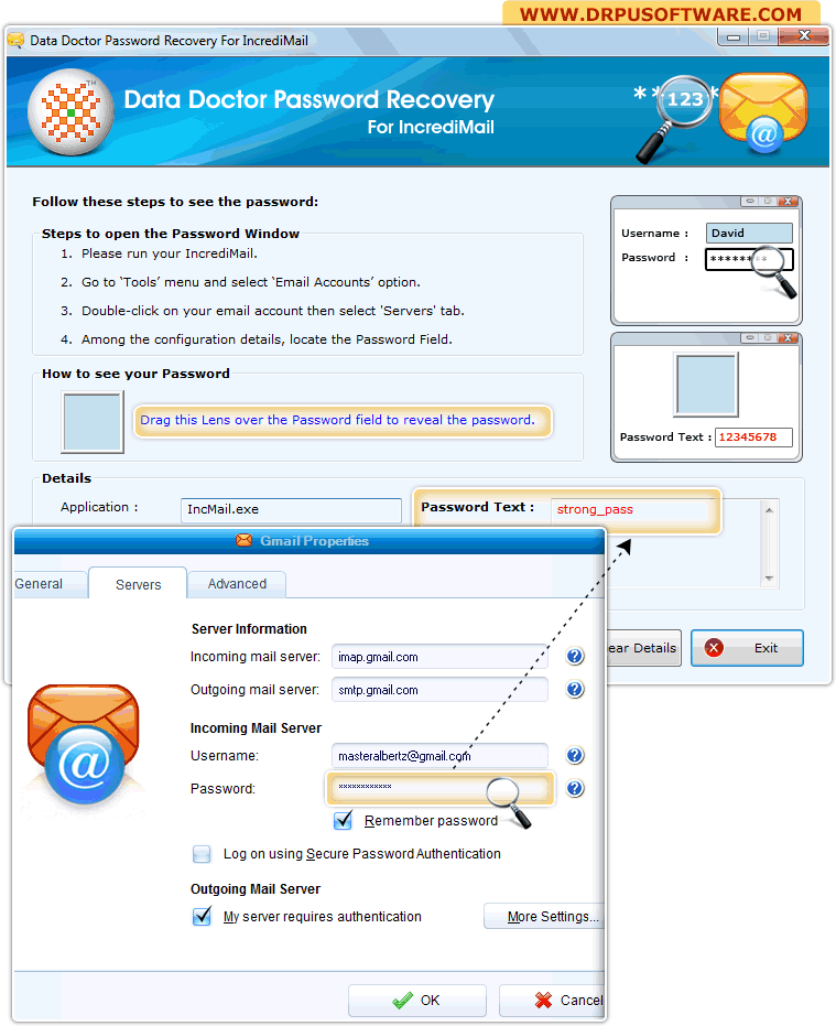 Password Recovery Software For IncrediMail