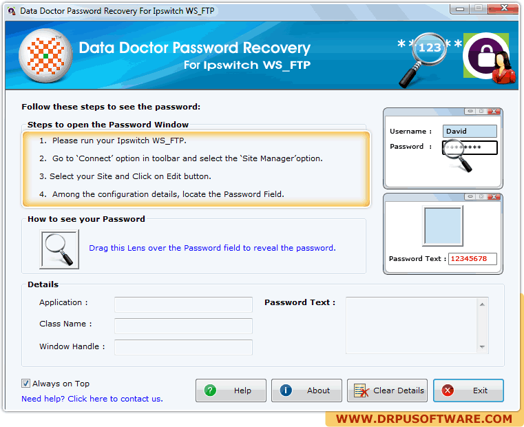 Password Recovery Software For Ipswitch WS_FTP