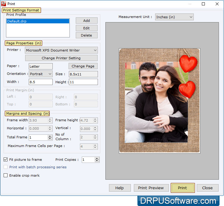 Love and Romantic Photo Frame Maker 