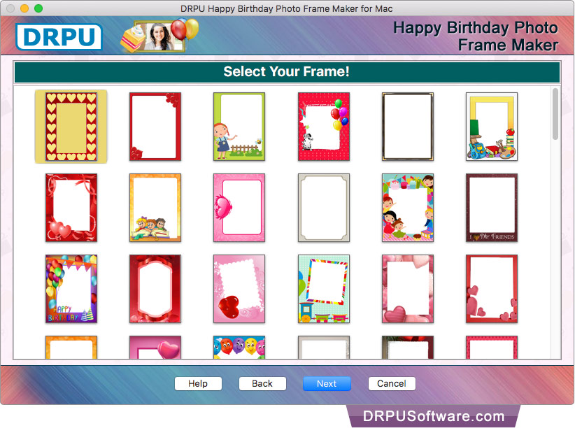 Birthday Photo Frame Maker