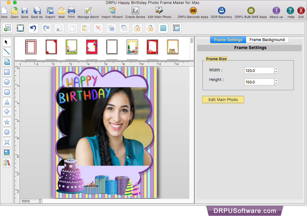 Birthday Photo Frame Maker