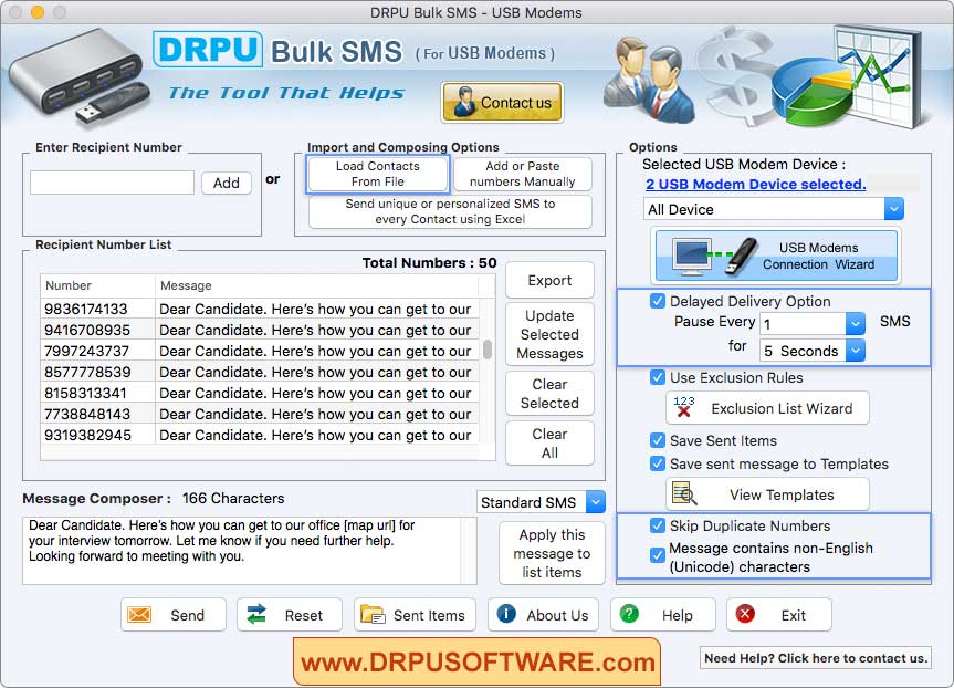 Load Contacts from File Load Contacts from File