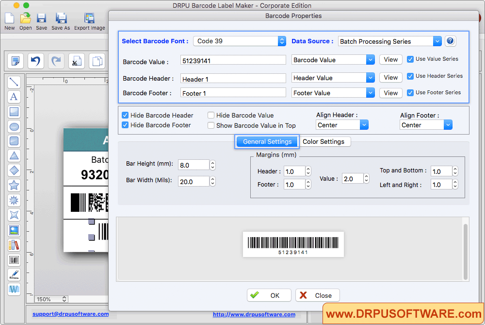 Barcode Properties