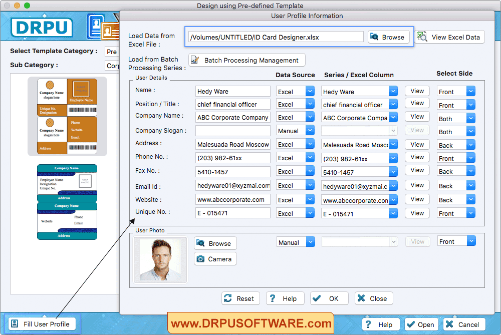 DRPU ID Card Designer Corporate Edition for Mac