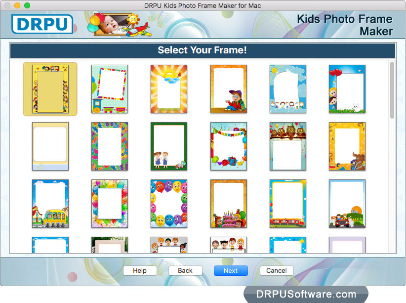 DRPU Kids Photo Frame Maker