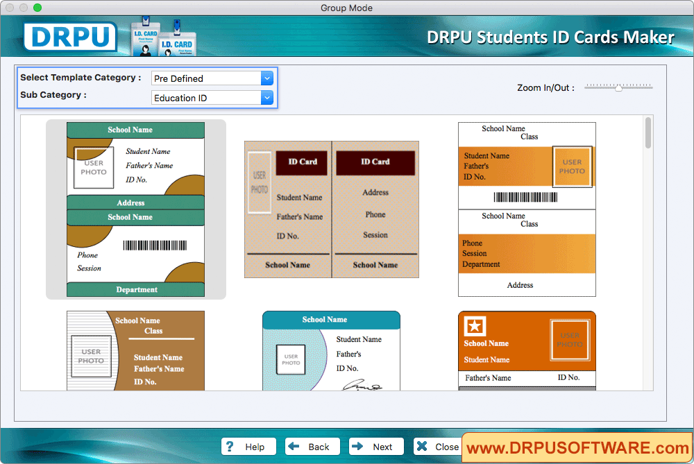 Choose Pre-defined Templates Choose Pre-defined Templates