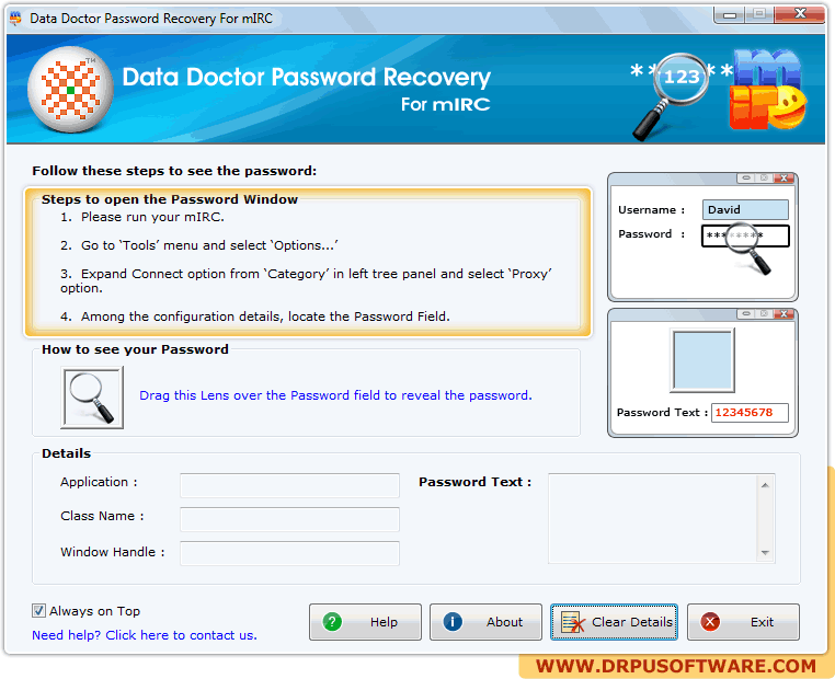 Password Recovery Software For mIRC