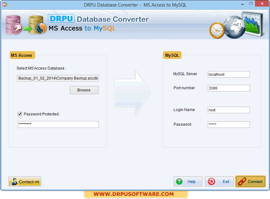 DRPU Database Converter – MS Access to MySQL