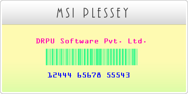 MSI Plessey Fonts