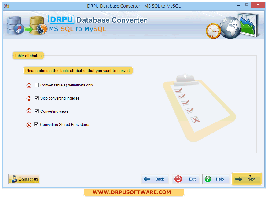 DRPU Database Converter - MSSQL to MySQL