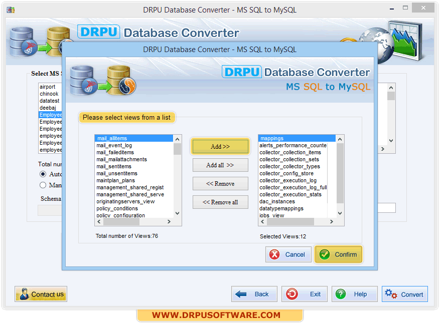 DRPU Database Converter - MSSQL to MySQL