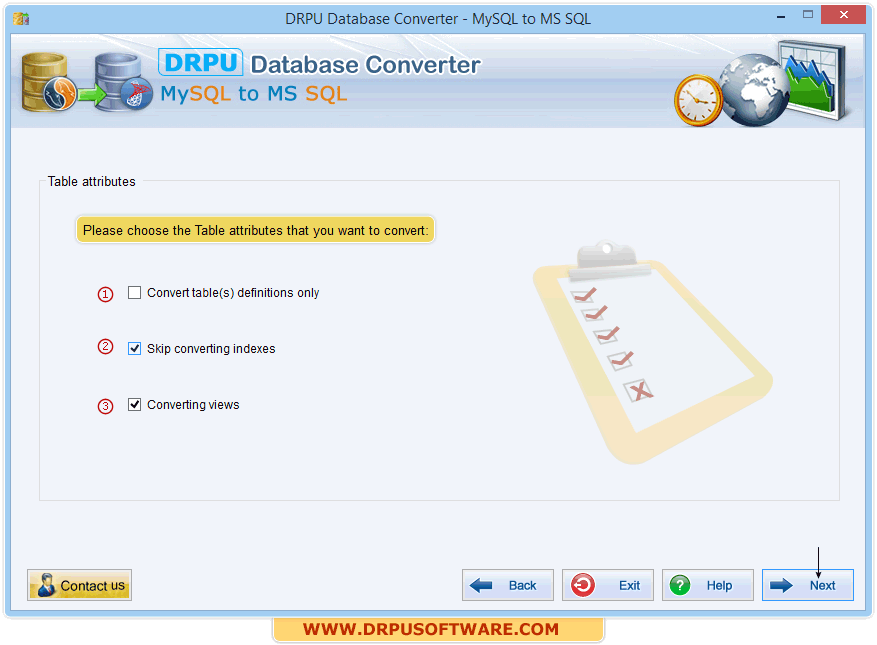 DRPU Database Converter - MSSQL to MySQL