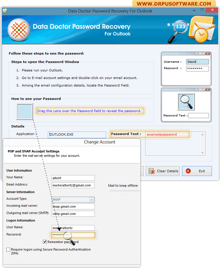 Password Recovery Software for Outlook