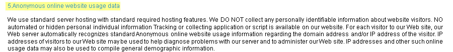Privacy Policy