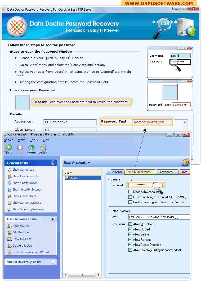 Password Recovery Software For Quick and Easy FTP Server