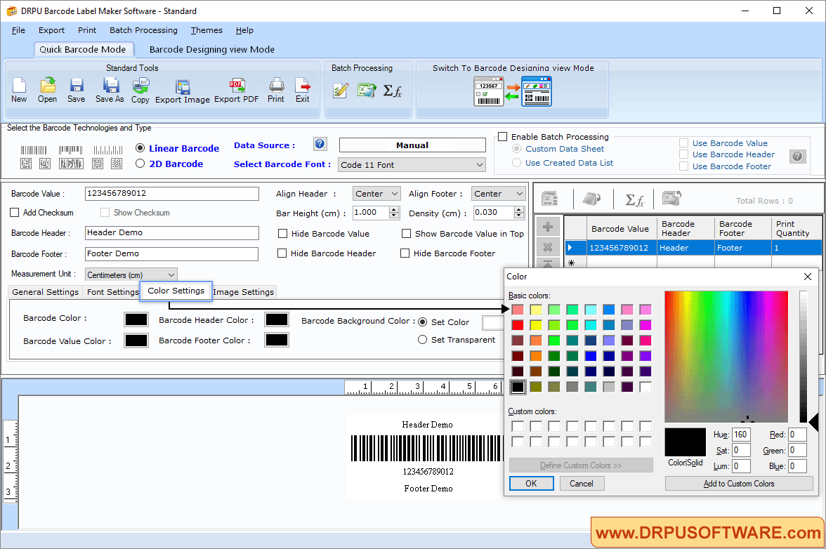 drpu barcode maker software
