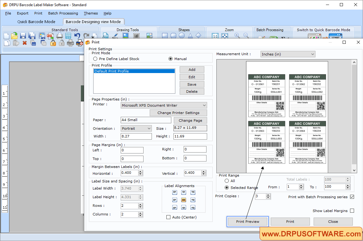 creative label maker software free