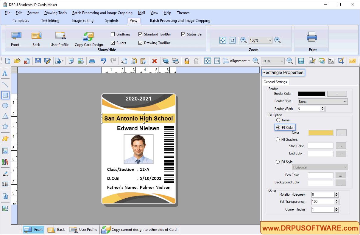 Batch Id Card