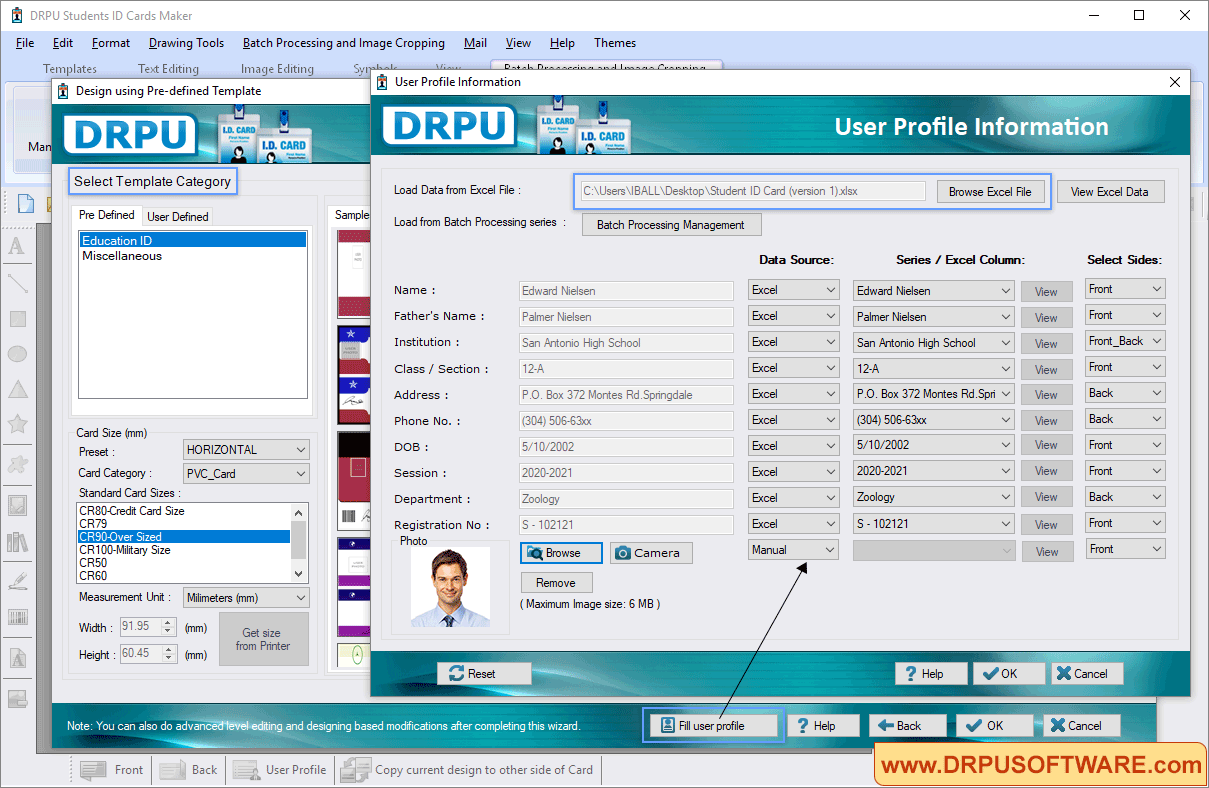 Excel To Id Card Maker
